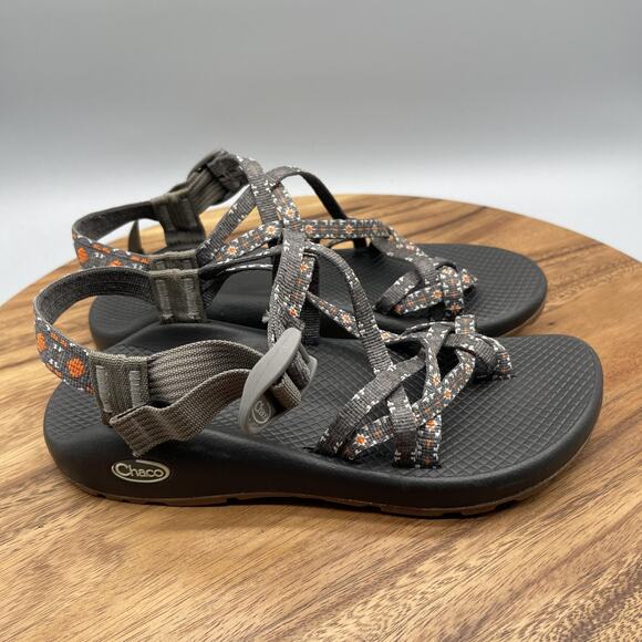 Chaco ZX/2 Classic Sandals Womens 8 Gray Comfort Walking Hiking Water Shoes - Picture 1 of 10